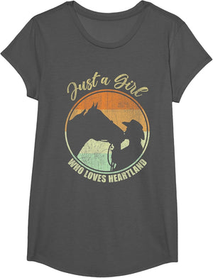 Just A Girl Who Loves Heartland Cowgirl Vintage