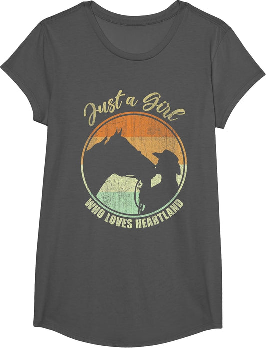 Just A Girl Who Loves Heartland Cowgirl Vintage