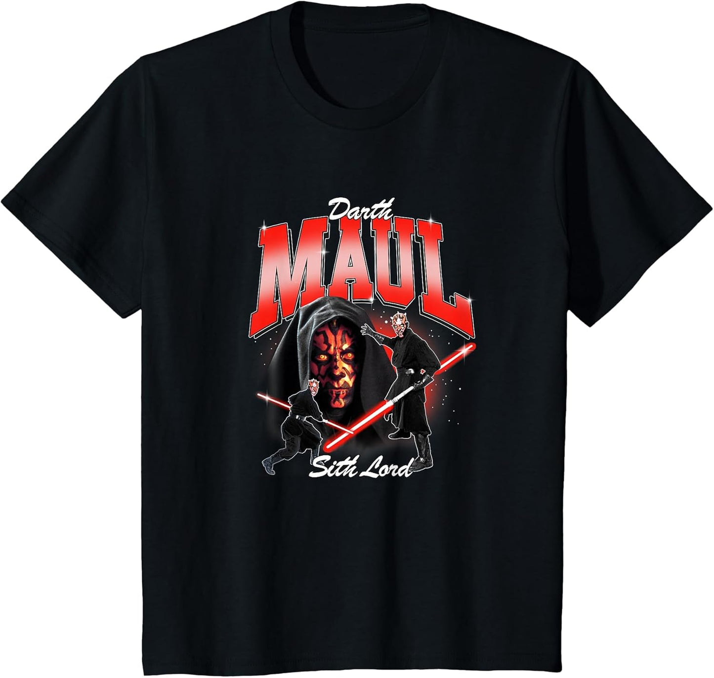 Star Wars Darth Maul Sith Lord Poses Vintage Chest Portrait