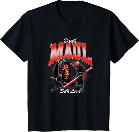Star Wars Darth Maul Sith Lord Poses Vintage Chest Portrait