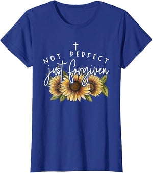 Not Perfect Just Forgiven Sunflower