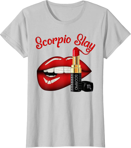 Scorpio Slay Sexy Lips Zodiac October November Birthday