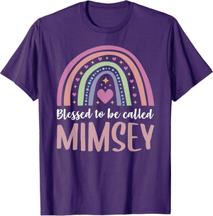 Mimsey Shirt Grandma Women Mothers Day Blessed Mimsey
