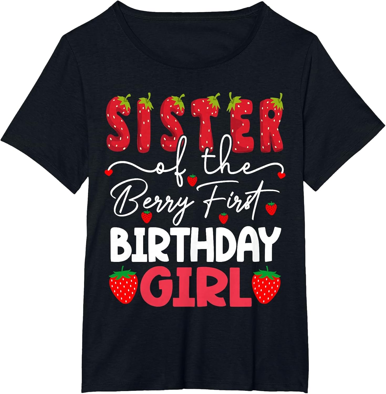 Sister of The Berry First Birthday Girl Strawberry