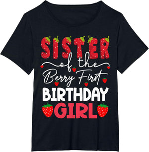Sister of The Berry First Birthday Girl Strawberry