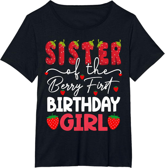 Sister of The Berry First Birthday Girl Strawberry