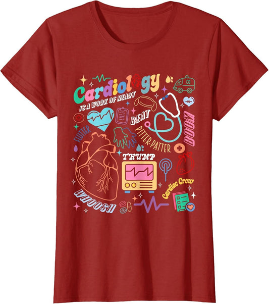 CVICU Cardiac Nurse Retro Anatomy Cardiology Human Heart RN