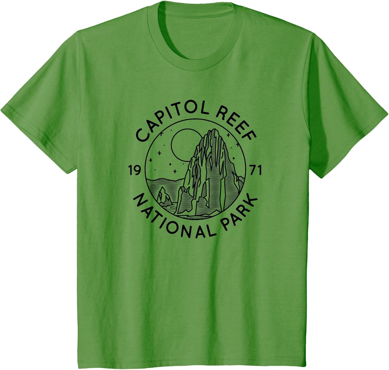 Capitol Reef National Park Cool Black Line Art Outdoor