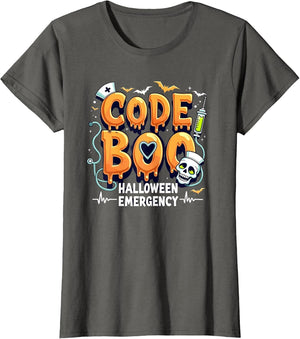 Halloween Emergency Code Boo Medical Hospital Nurse