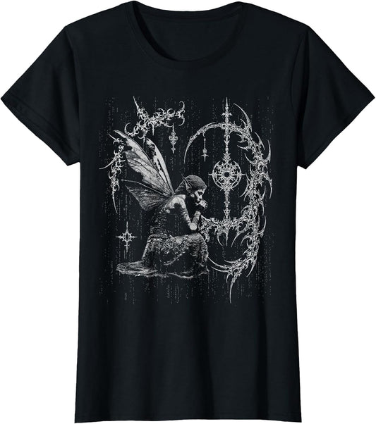 Y2K Grunge Fairy Alt Gothic Sigilism Vintage Graphic