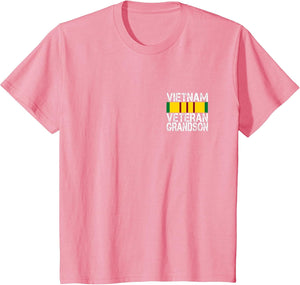 (2 Sided Print) Proud Grandson of a Vietnam Veteran