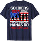 Proud Army Nana Shirt Military Pride Soldiers Don't Brag