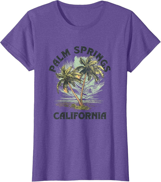 Palm Springs California Palms Vintage Beach