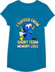 Disney Pixar Finding Dory I Suffer from Memory Loss Logo , Girls, Sapphire Blue, Large