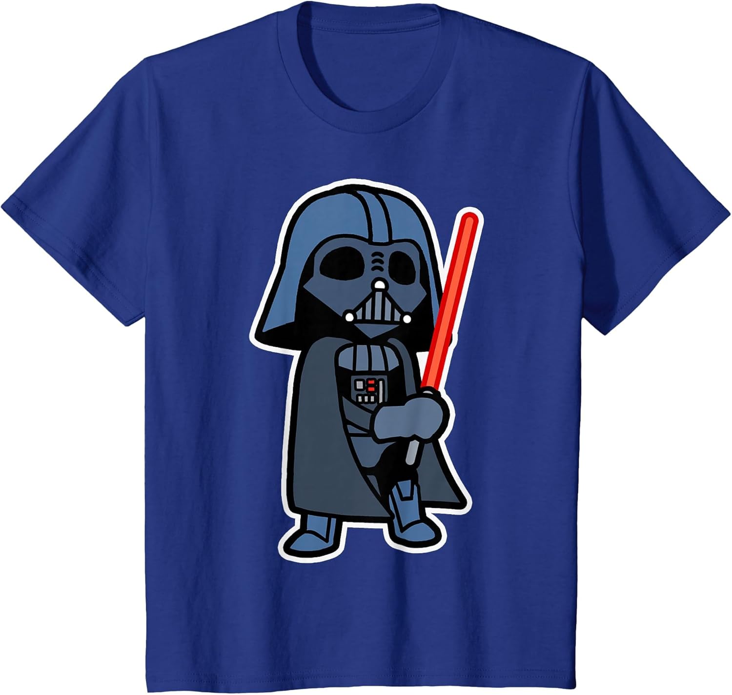 Star Wars Darth Vader Saber Cute Cartoon Graphic