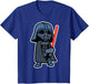 Star Wars Darth Vader Saber Cute Cartoon Graphic