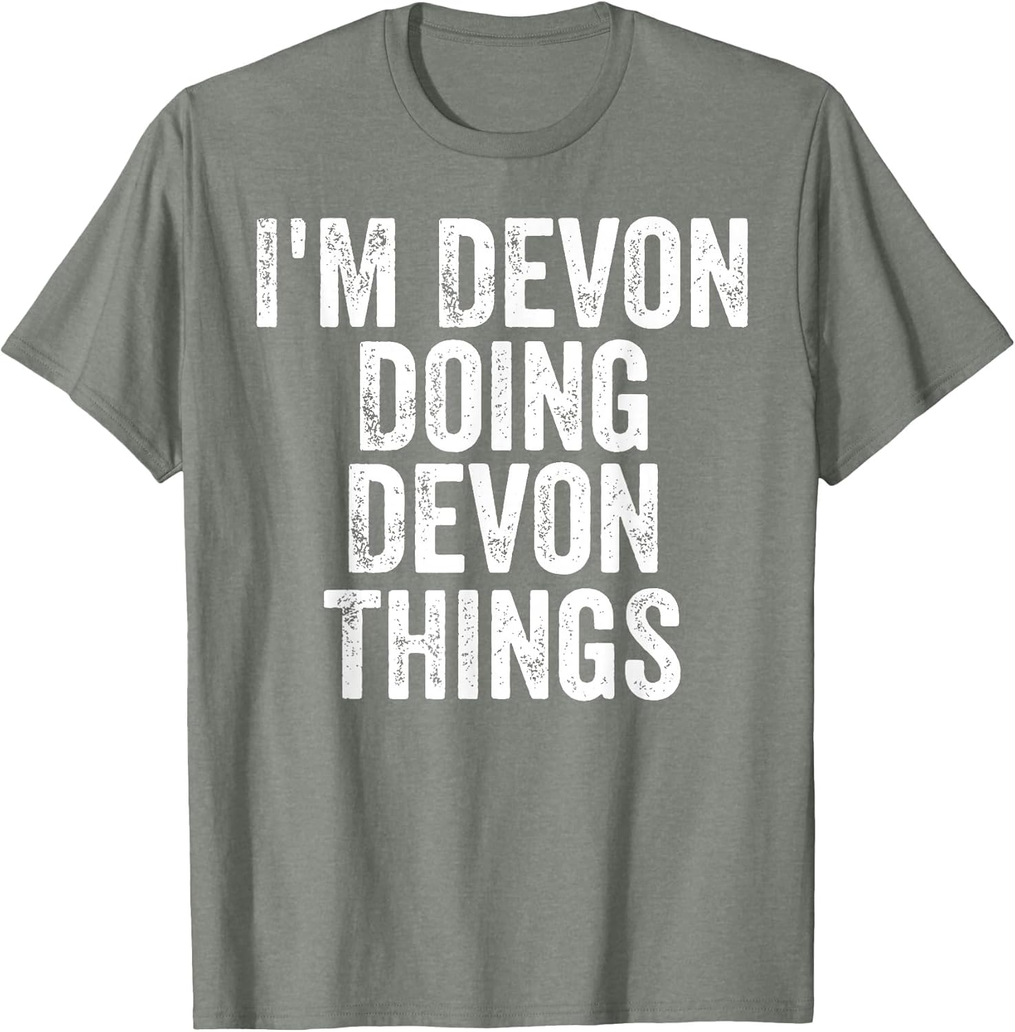 I'm Devon Doing Devon Things Shirt Personalized First Name