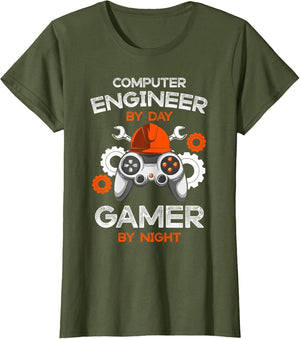 Computer Engineer by Day Gamer by Night Gift Engineers
