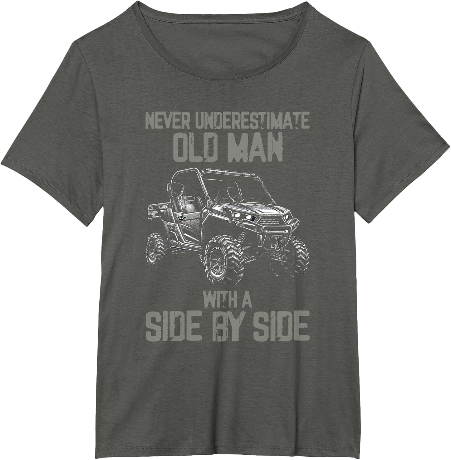Never Underestimate an Old Man with Side by Side UTV ATV