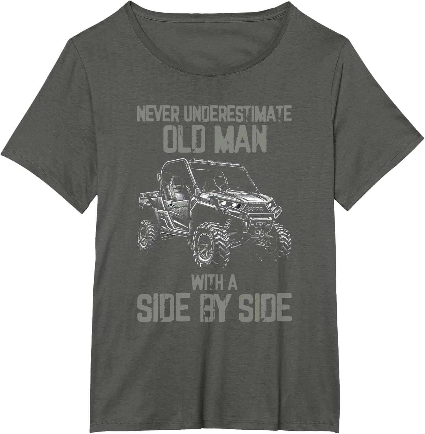 Never Underestimate an Old Man with Side by Side UTV ATV