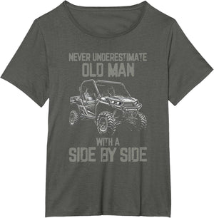 Never Underestimate an Old Man with Side by Side UTV ATV