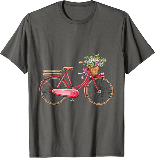 Lovely Red Japanese Vintage Bike with Basket