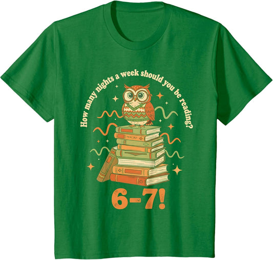 How Many Nights Reading 67 Meme Six Seven Teacher Owl Lovers