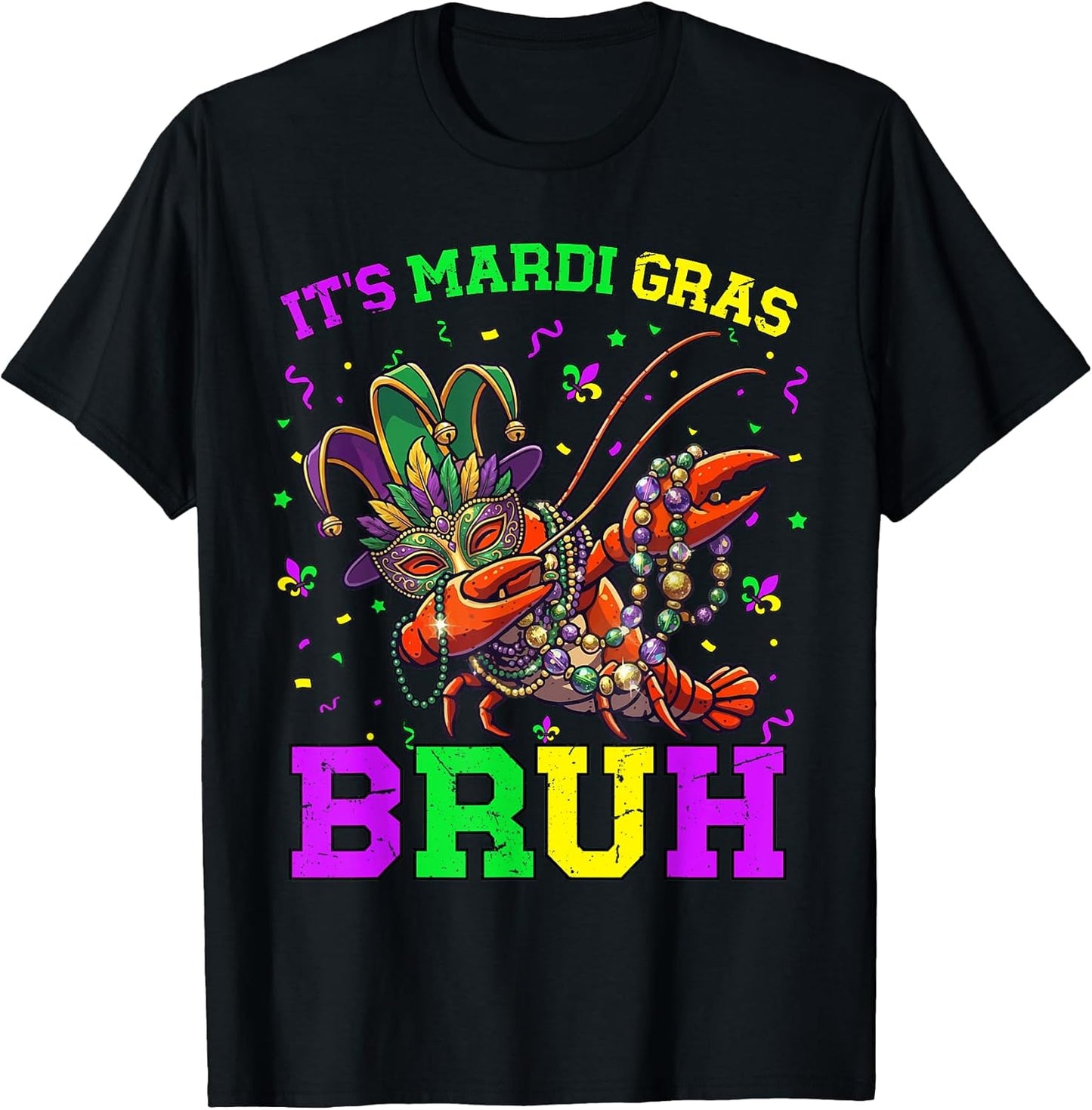 Bruh Mardi Gras Crawfish Boys Girls Kids Mardi Gras