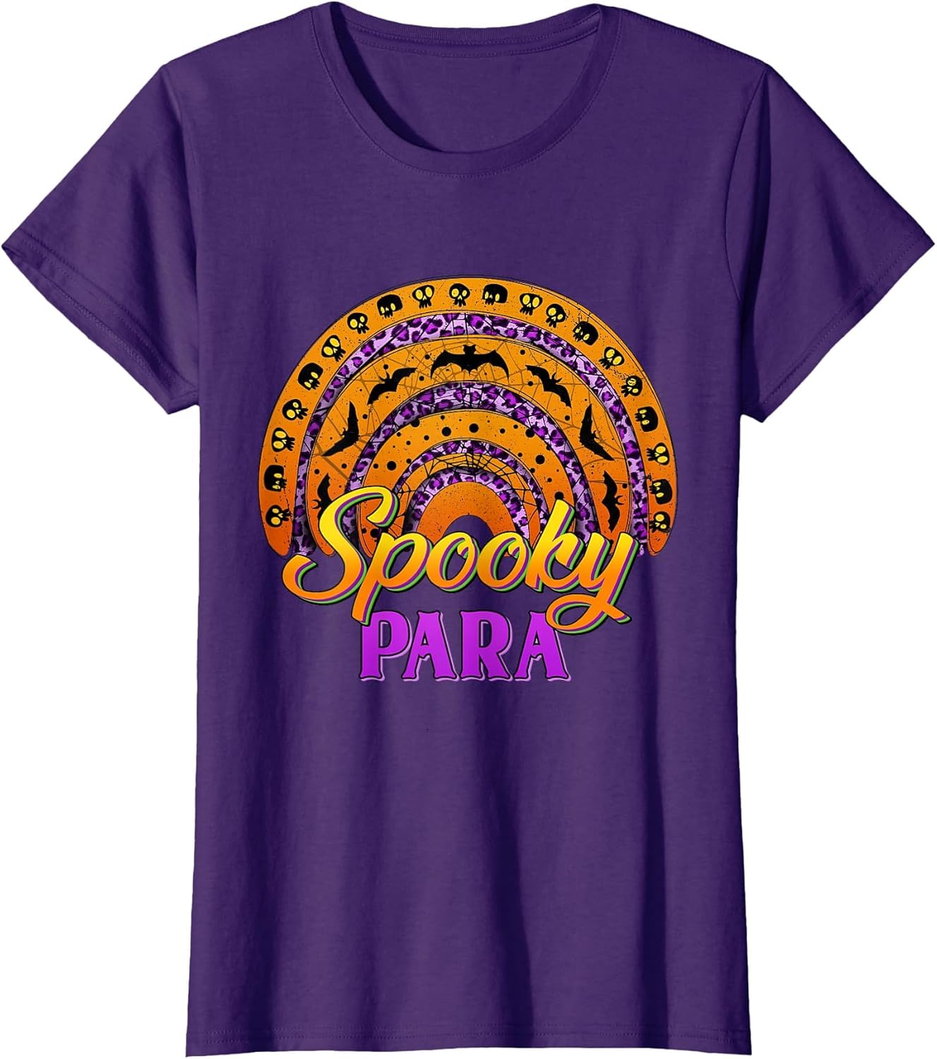 Spooky para Witch Skull Rainbow Halloween Costumes