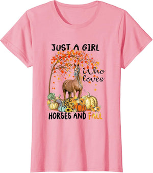 Just A Girl Who Loves Horses and Fall Thanksgiving