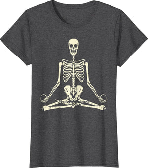 Meditating Skeleton Lotus Yoga Zen Balance Halloween Costume