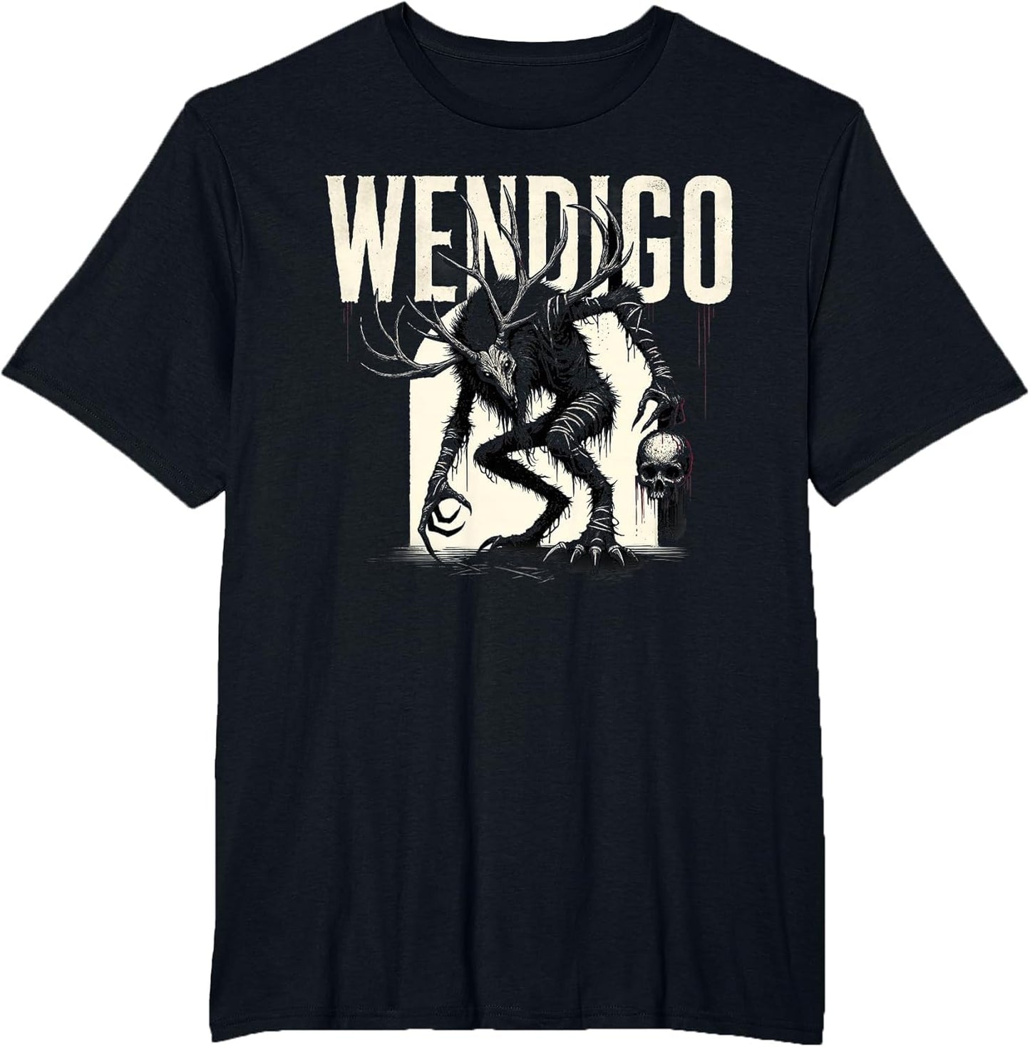 Wendigo Monster Skinwalker Cryptid Evil Horror Monster