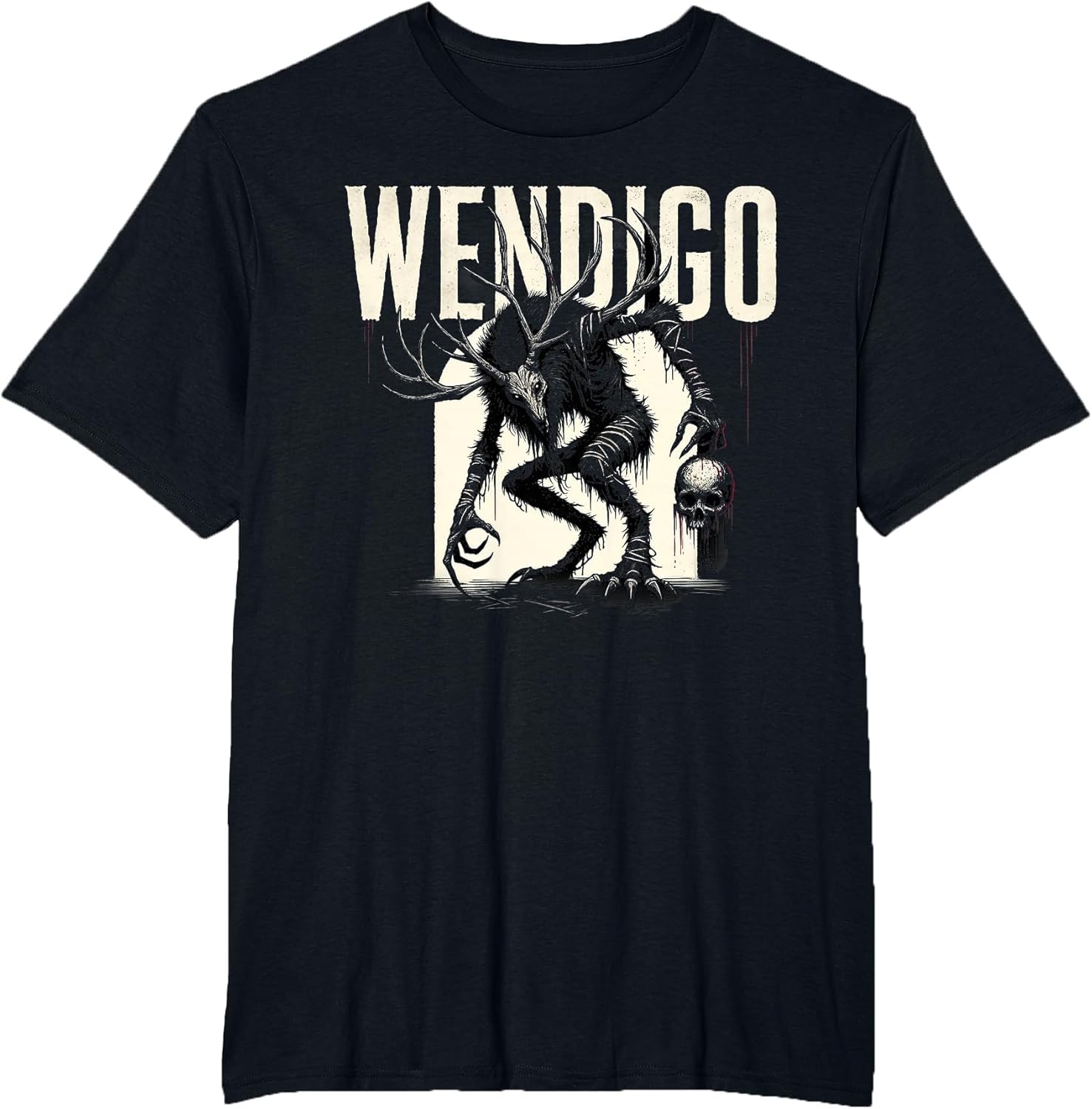 Wendigo Monster Skinwalker Cryptid Evil Horror Monster