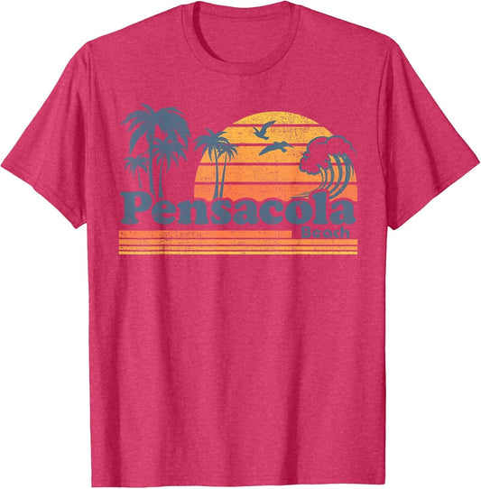 Pensacola Beach Florida Vintage Spring Break Vacation Retro