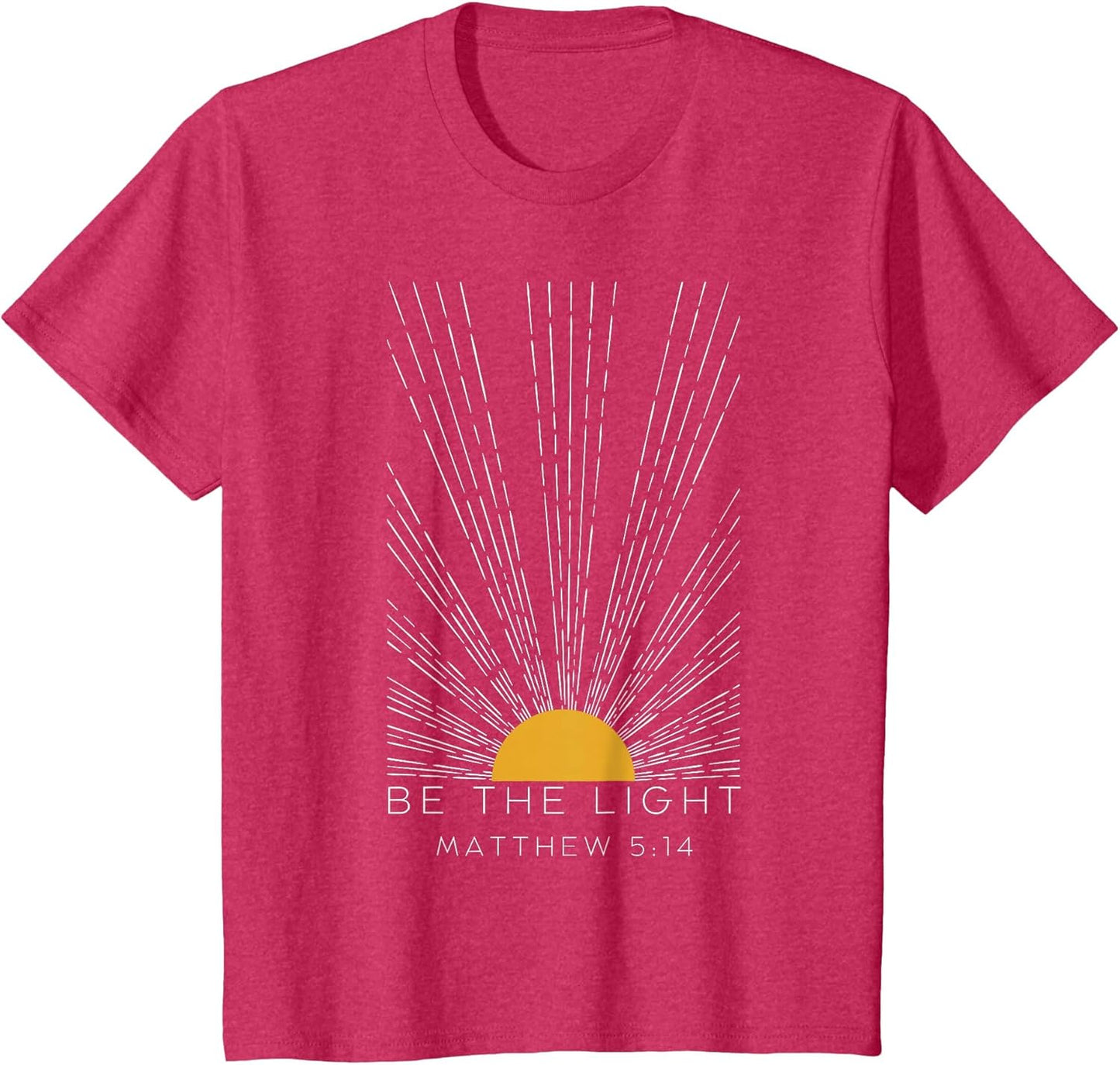 Be The Light Christian Jesus Faith Bible Verse Sunburst