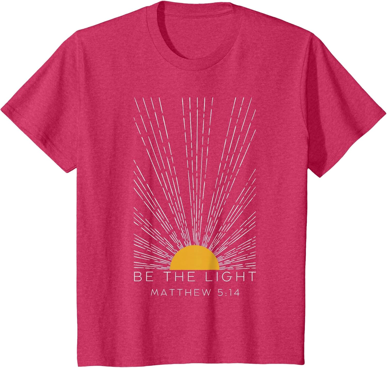 Be The Light Christian Jesus Faith Bible Verse Sunburst