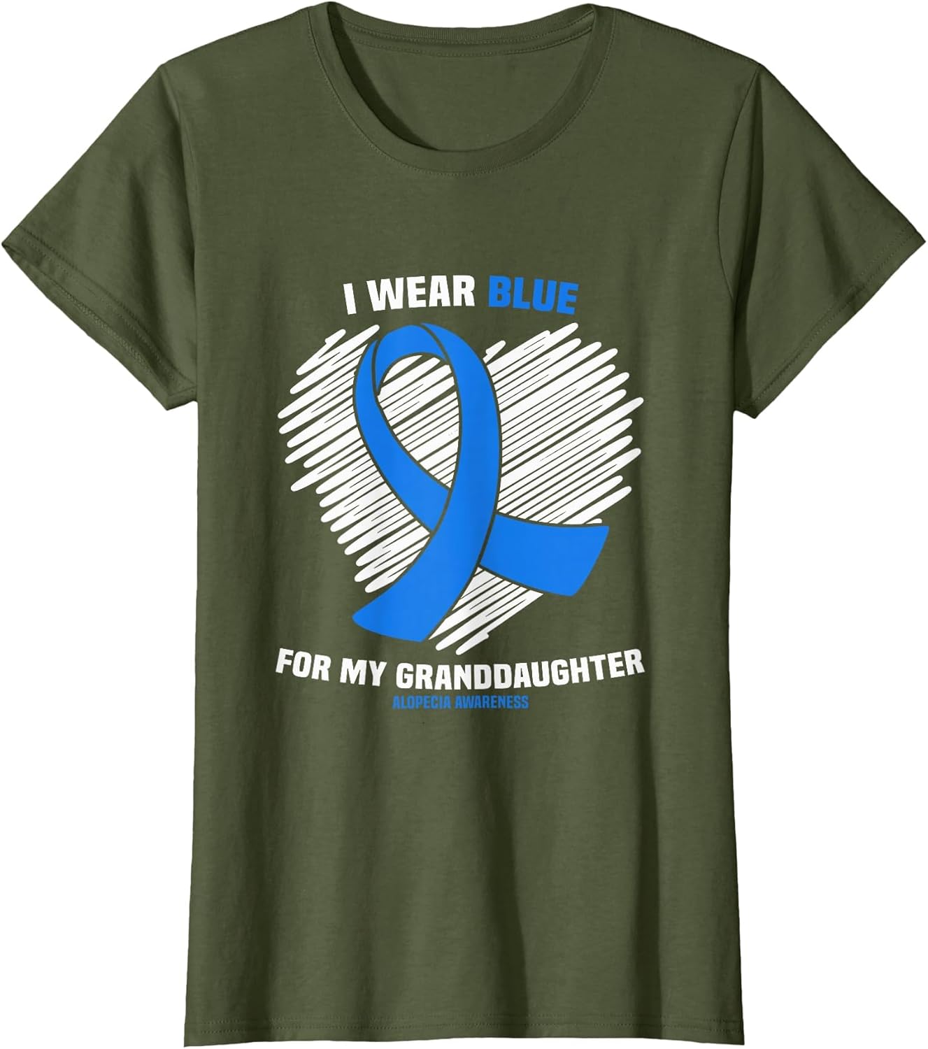 I Wear Blue for My Granddaughter Alopecia Awareness