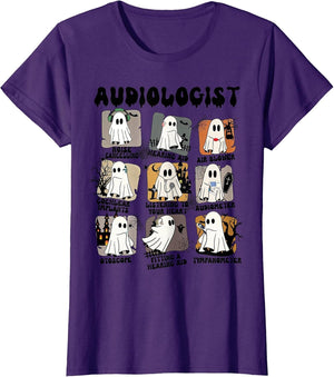 Audiologist Halloween Ghosts Audiology Therapist