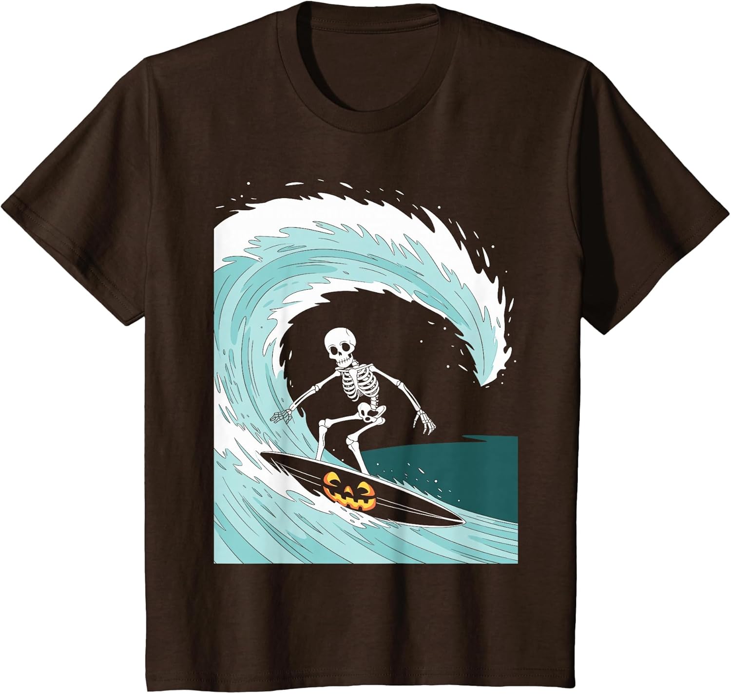 Funny Skeleton Surfing Lovers Spooky Halloween Surfer Ghosts