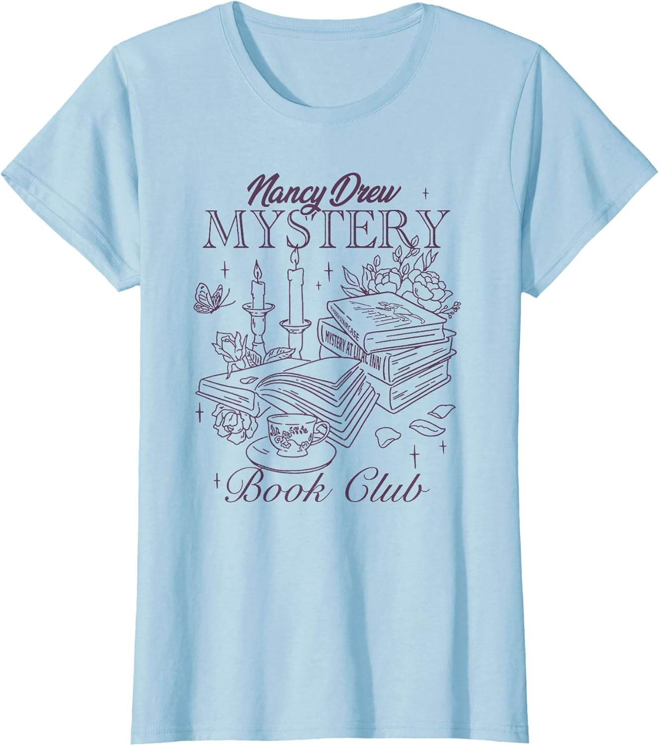 Nancy Drew Mystery Book Club Coquette Line Art Poster