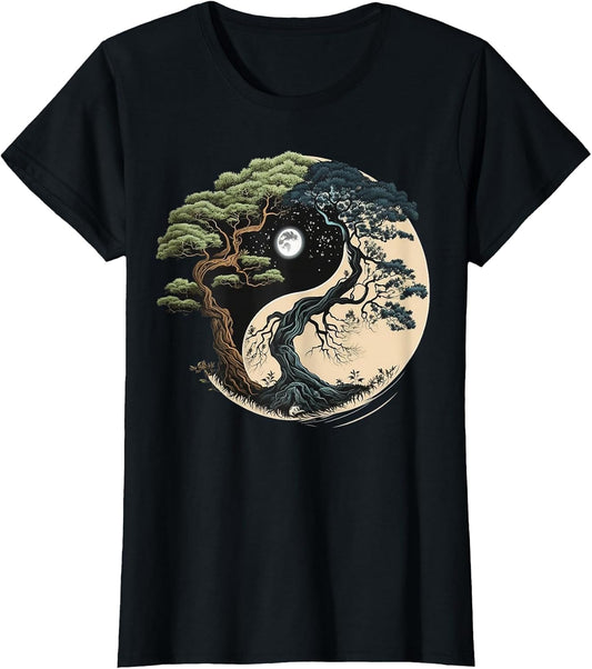 Yin Yang Tree of Life on Buddhist Bonsai Tree