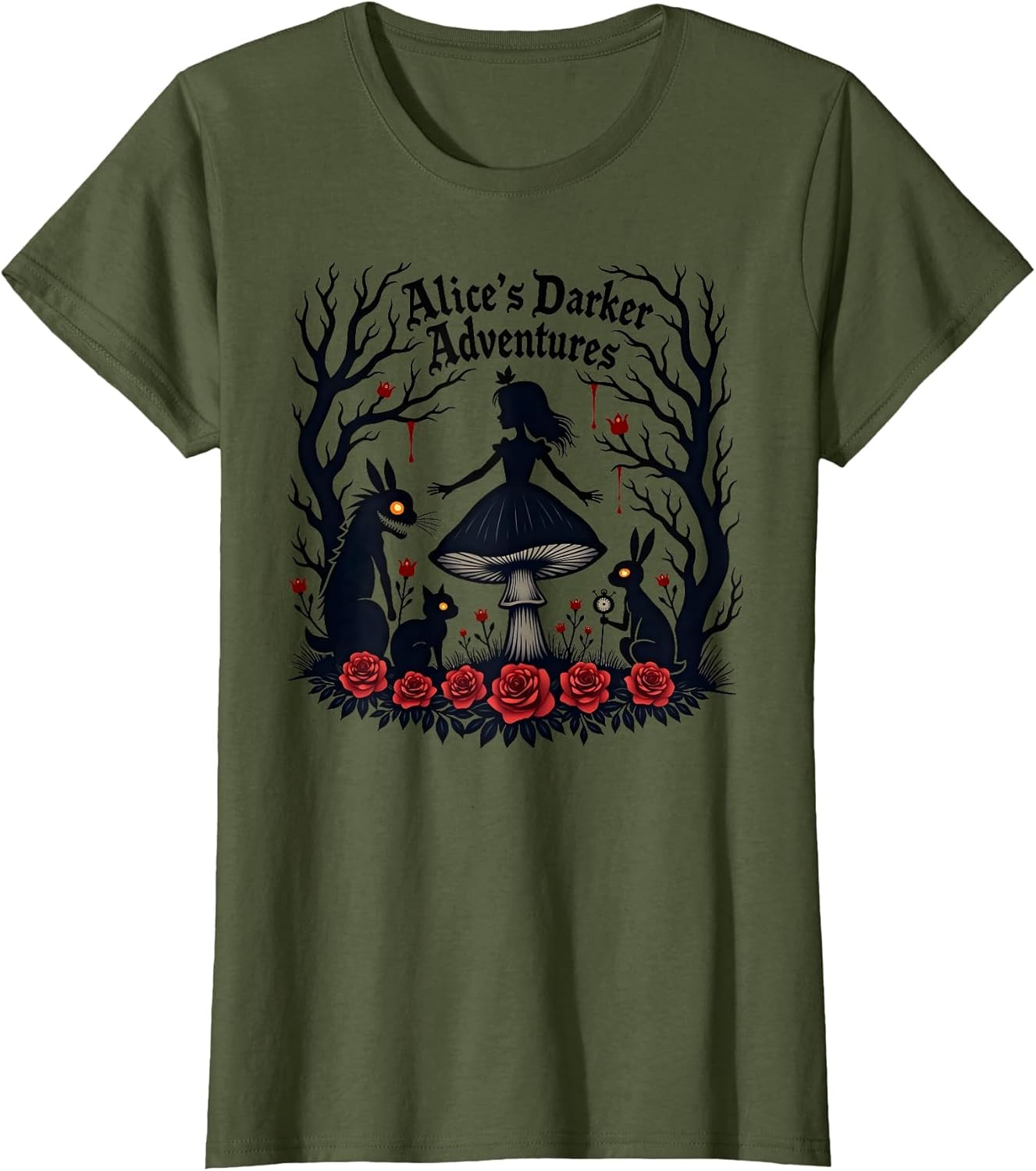 Alice's Darker Adventures: Halloween Literary Monster Art