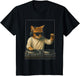 Vintage Orange Tabby Cat Playing Music Cat Lovers DJ Lovers