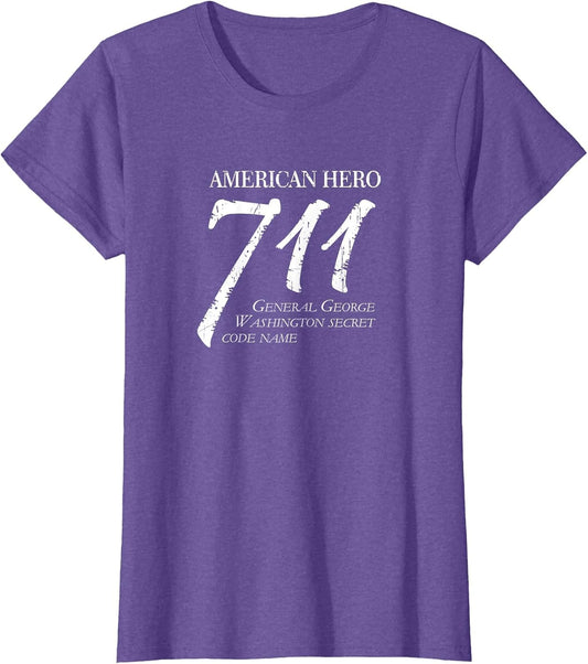 President George Washington 711 Hero from America t Shirt