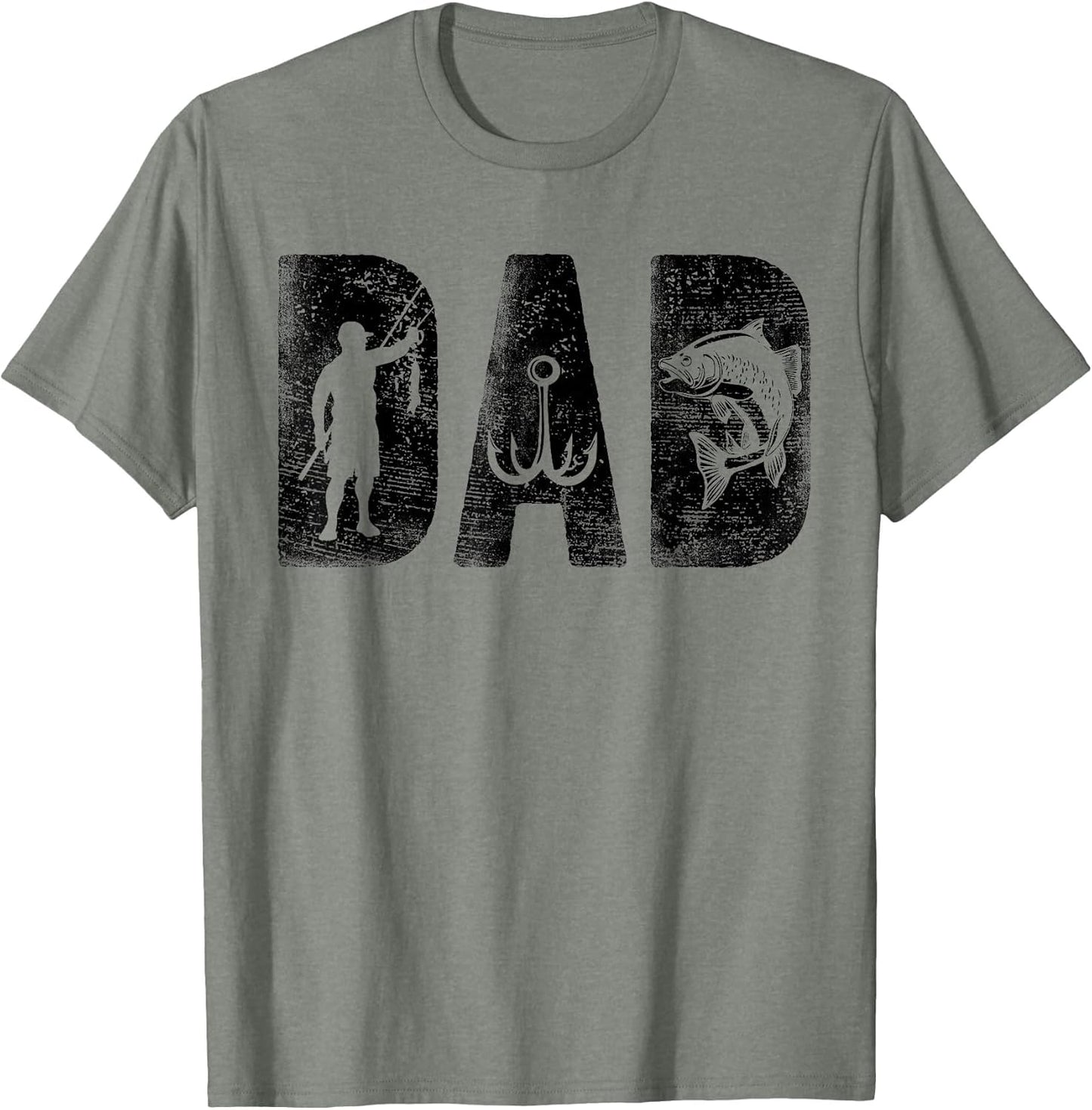 Fishing Dad Birthday Classic Bold Font Fish Daddy