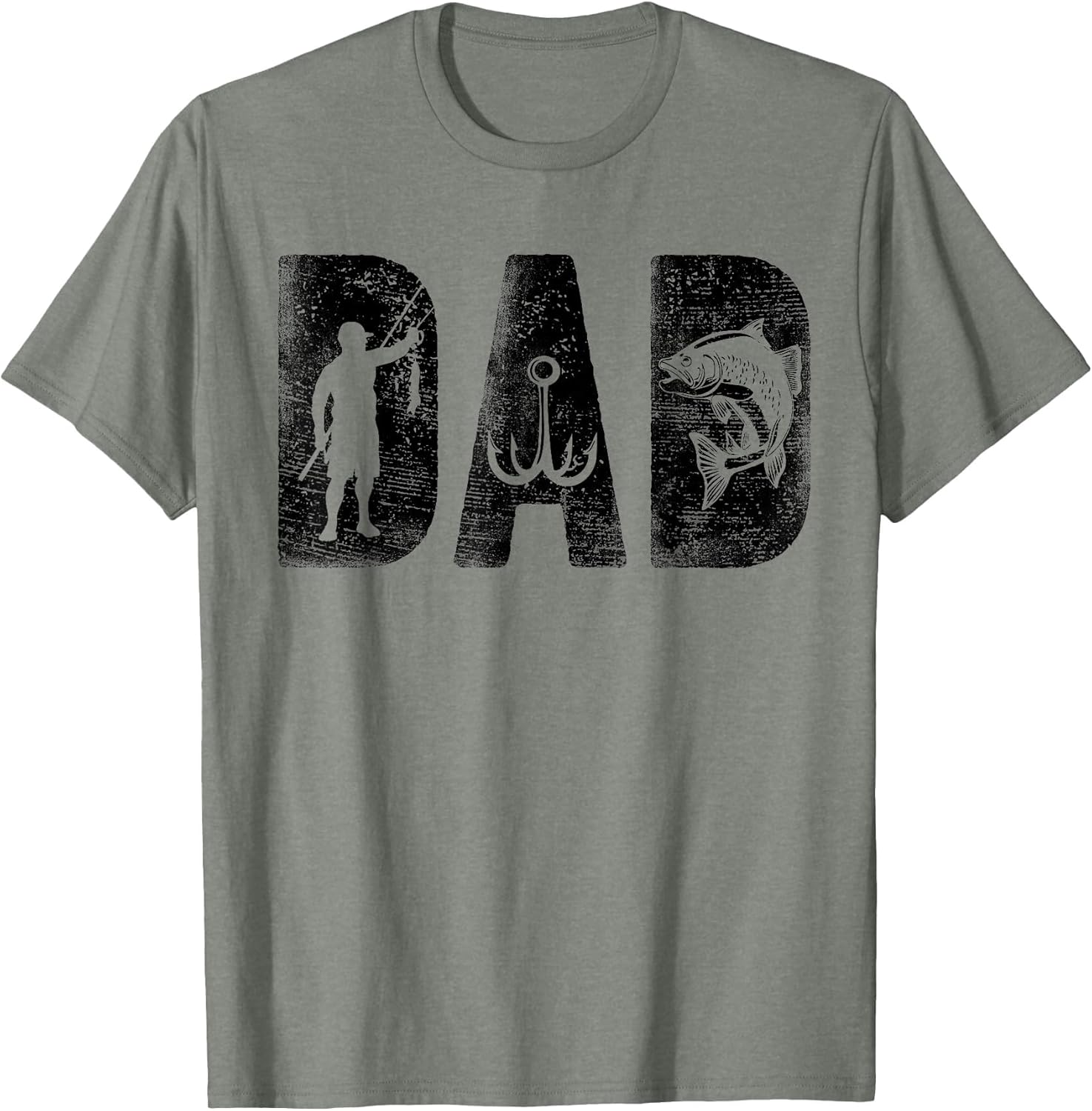Fishing Dad Birthday Classic Bold Font Fish Daddy