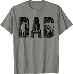Fishing Dad Birthday Classic Bold Font Fish Daddy