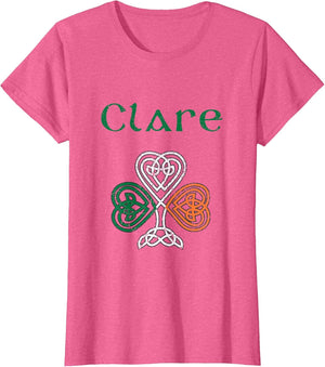 County Clare Shamrock Ireland Flag, Craic and ceol
