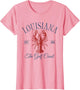 Louisiana EST 1812 Crawfish Retro Trendy Fisherman Aesthetic