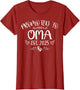 Promoted to Oma Est 2025 Soon to Be Mom Mother's Day